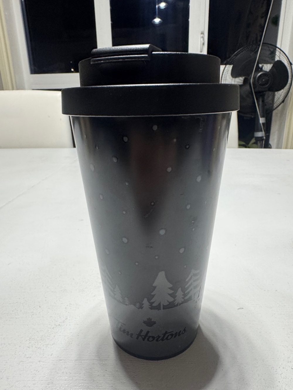 Tim Hortons Black Stainless Travel Tumbler 2022